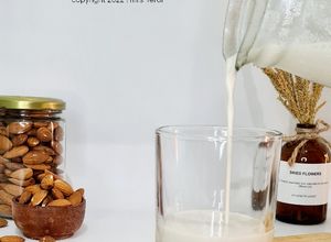 Foto resep Almond milk Homemade mudah 2 bahan aja (sugar free)
