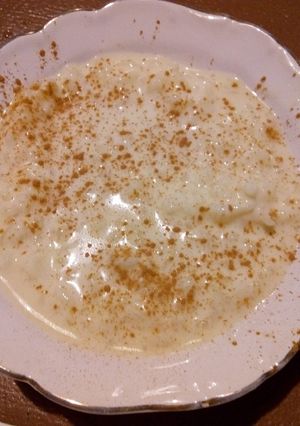Una foto de Arroz con leche muy cremoso