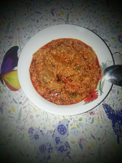 A picture of Egusi soup.