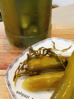 عکسی از دستور خیارشور خانگی