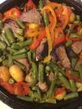 California Farm Meat and Sweet Peppers Dinner