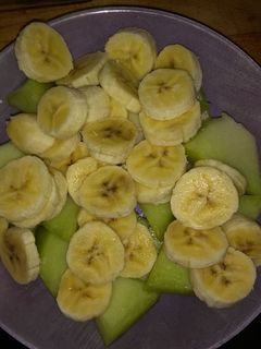 Una foto de Melón con plátano