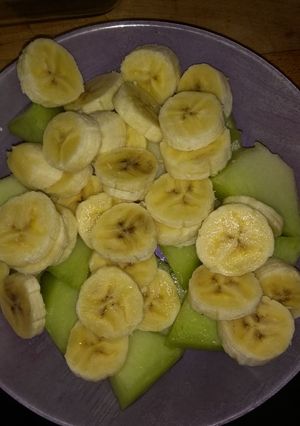 Una foto de Melón con plátano