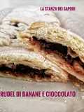 Strudel di banane e cioccolato