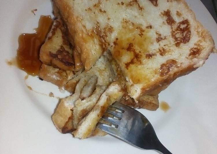 Recipe of Homemade French toast#15orlessminutescookingrecipecontest