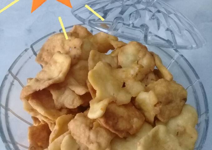 Kripik bawang empuk gurih