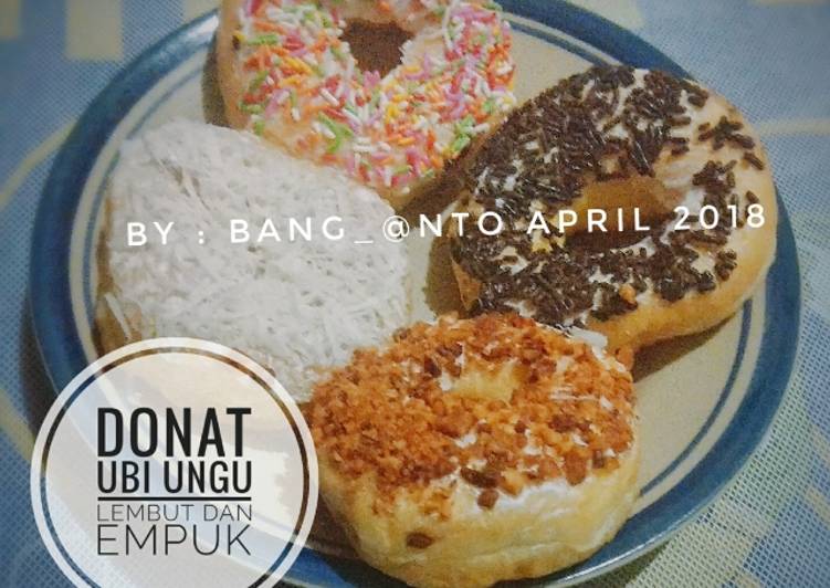 Donat Ubi Ungu Lembut dan Empuk