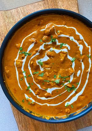 Una foto de Butter chicken - Receta de la India