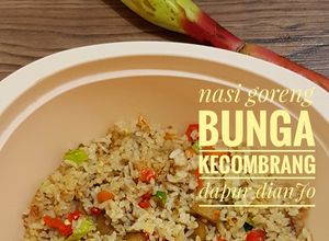 Foto resep Nasi goreng bunga kecombrang