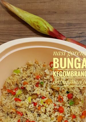 Foto resep Nasi goreng bunga kecombrang