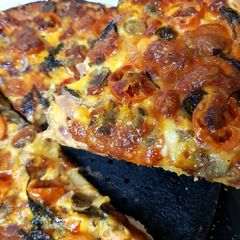 My Rustic 2 Cheese & Mushroom Pizza. 🤗 A picture of My Rustic 2 Cheese & Mushroom Pizza. 🤗.