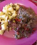 Pollo al verdeo en disco de arado!!