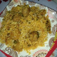 A picture of Kofta biryani.