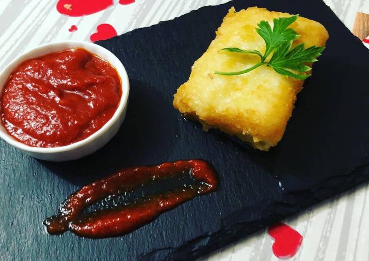 Bacalao con tomate frito