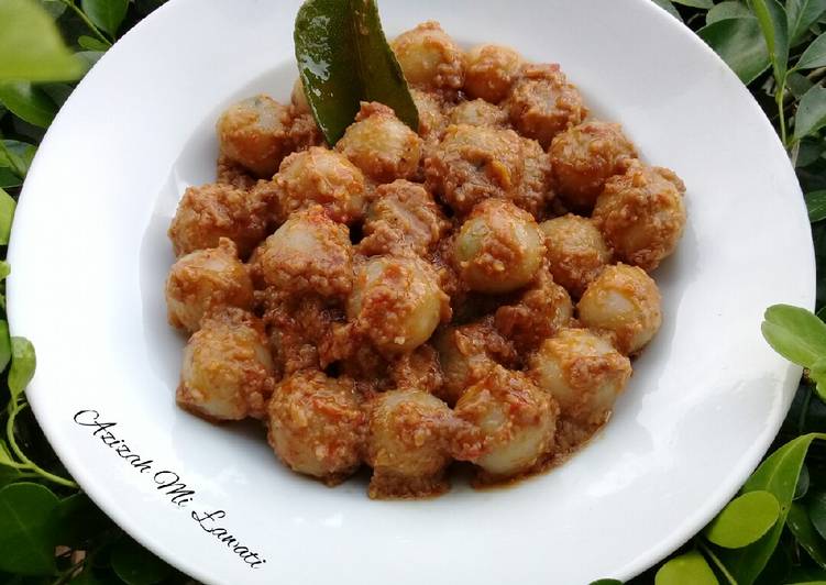 Resep Cilok Ikan Selar Bumbu Kacang Anti Gagal