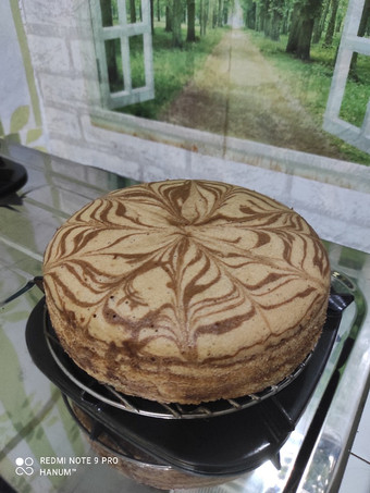 Anti Ribet, Membuat Bolu Zebra Kukus White Coffe Bahan Sederhana