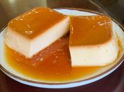 A picture of condensed milk flan