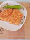 Omletă cu roșii și brânză feta