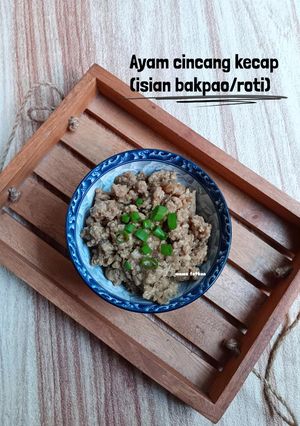 Foto resep Ayam Cincang Kecap Isian Bakpao Roti