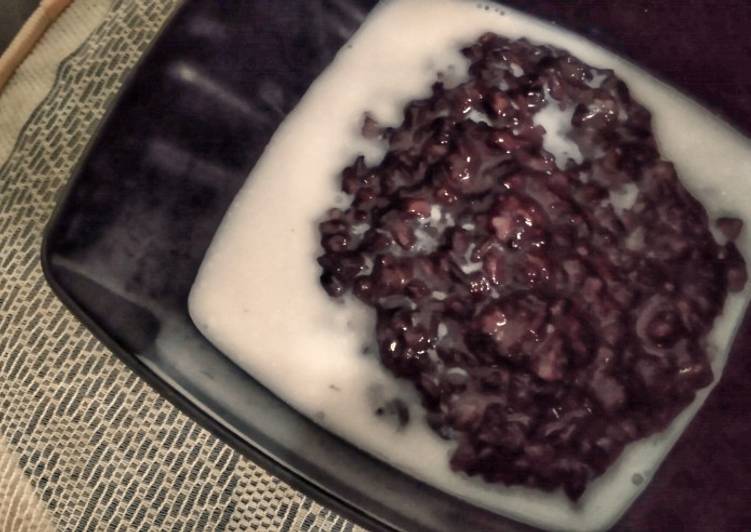 Recipe of Award-winning Black Sticky Rice Congee