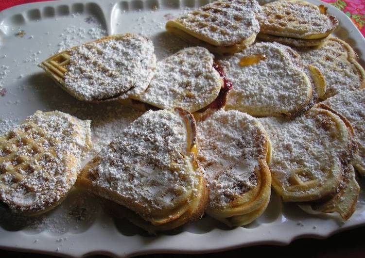 Narancsos waffel recept