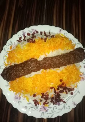 عکسی از دستور کوبیده با زرشک پلو
