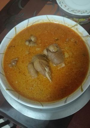 A picture of Hyderabadi style Lamb nahari.
