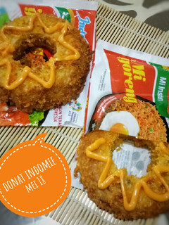 Foto resep Donat indomie goreng #BikinRamadanBerkesan