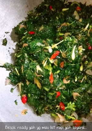 Foto resep Tumis daun bunga pepaya