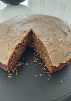 Φωτογραφία της συνταγής Vegan πετιμεζόπιτα με γλάσο από ταχίνι