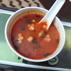 A picture of Healthy Gajar Tamatar ka Shorba.