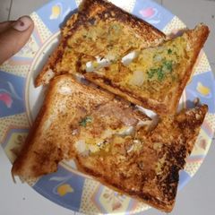 A picture of Gram flour bread sandwich.
