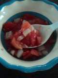 Salsa de jitomate cocido y pico de gallo