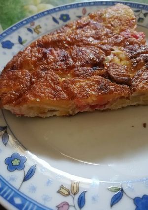A picture of Potato omelette.