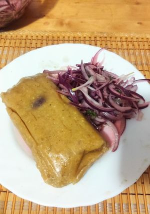 Una foto de Tamales