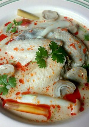 รูปของ ต้มข่าปีกไก่น้ำพริกเผา