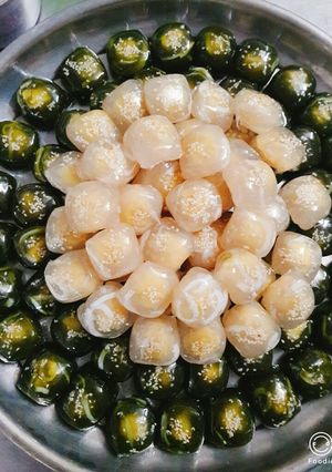 Hình của món Bánh phu thê (bánh xu xuê).