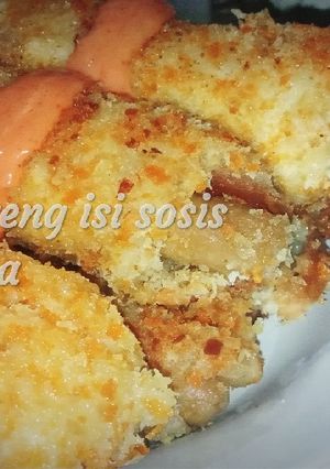 Foto resep Roti goreng isi sosis