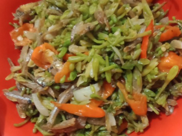 Resep Tumis bunga paya n teri, Lezat