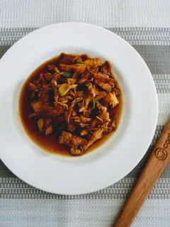 Foto resep Ayam Suwir Tahu Masak Kecap