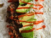 A picture of burrito vegetarian