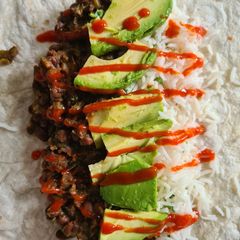 A picture of Spicy Bean Burritos.