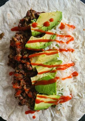 A picture of Spicy Bean Burritos.