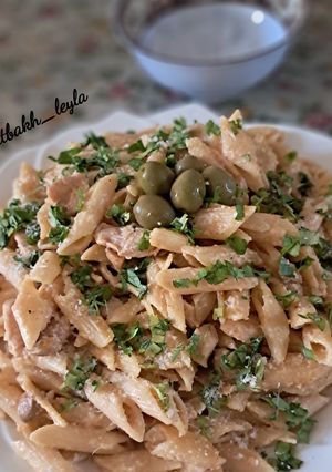 عکسی از دستور پاستا پنه با سس آلفردو