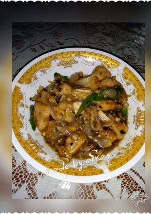 Foto resep Ikan tuna lada hitam
