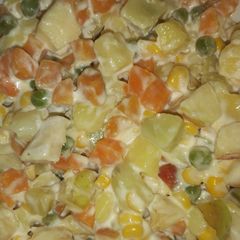 A picture of Russian salad.
