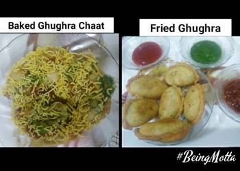 Ready to Serve Baked Ghughra chaat  Fried Ghughra Savory Delicious Ready to Serve Baked Ghughra chaat  Fried Ghughra Savory Delicious