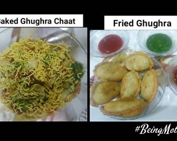 Update, Cooking Recipe Baked Ghughra chaat  Fried Ghughra Practical Delicious