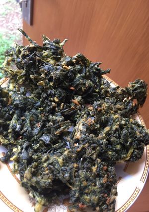 Foto resep Perkedel daun singkong
