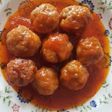Albóndigas con salsa de tomate, rápida y para celíacos